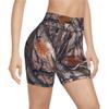 Rirnuam Camouflage Camo Tree Women's High Waist Bike Shorts for Workout Sports Athletic Running Hiking Biker Yoga Gym Small Size view 2