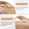 ONCAI Flip Flops For Women Yoga Mat Non-Slip Womens Flip Flops Sandals Summer Beach Slippers With Arch Support Slip On Lightweight EVA Sole Beige Size 8.5 view 4