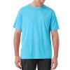 NAVISKIN Men's Sun Protection UPF 50+ UV Outdoor Short Sleeve T Shirts Sea Blue Size XL view 3