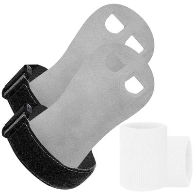 BESPORTBLE 1set Gymnastics Grips and Nonslip Palm Protector Wristbands for Weightlifting Comfortable Barbell for Enhanced Grip and Performance