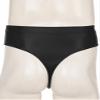 ACSUSS Men Sexy Glossy Low Waist Underwear Bulge Pouch Briefs High Cut Seamless Panties Lingeries 2# Black Large view 4