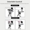 Front Mounted Children's Bike Seat Bicycle Baby Seats, Front Bike Seat for Child, with Cushion Armrest Saddle Back Rest Foot Pedals for 6 Months to 3 Years Old for City Bikes,Semi Surrounded view 4