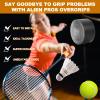 Tennis Racket Tape Racket Head Protection Tape,5M Tennis Racket Head Tape, Tennis Wrap Grip Tape,Widened Squash Racquet Guard for Sports Gear (Black), Tennis Racket Grip Tape Tennis Grip Tape gr view 2