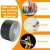 Tennis Racket Tape Racket Head Protection Tape,5M Tennis Racket Head Tape, Tennis Wrap Grip Tape,Widened Squash Racquet Guard for Sports Gear (Black), Tennis Racket Grip Tape Tennis Grip Tape gr view 3