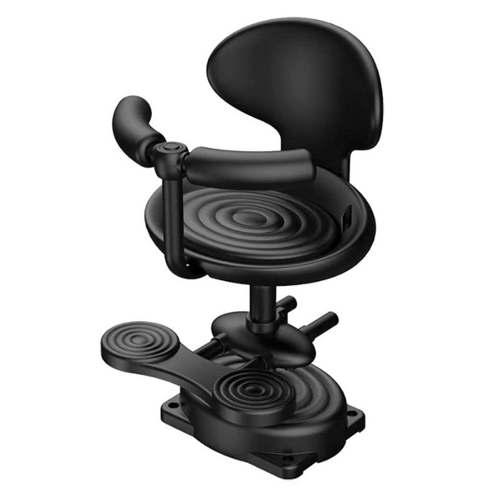 Safety Child Electric Bicycle Seat Bike Front Baby Seat Kids Saddle, Baby Kids Child Front Mount Seat, Safely Carrierwith Armrest and Foot Pedals,Great for 0.6-3 Years Adult Bike,Semi Surrounded