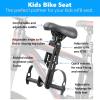 Kids Bike Seat with Handlebar Attachment, Soft and Comfort Kids Bike Seat Compatible with Adult MTB, Outdoor Mountain Bike Front Mounted Bicycle Seats for Children Aged 2-5, Up to 48lbs view 4