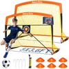 Dimples Excel Soccer Goals Kids Net for Backyard 7x5, 5x3.6, 4x3, 3x2.2 FT view 1
