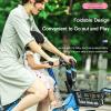 Child Bike Seat, Portable, Front Mount Kid Bicycle Seat, Foldable & Ultralight Front Mount Baby Kids' Bicycle Carrier Handrail Mountain Bikes, Hybrid Bikes, Fitness Bikes, for Children 3-8 Years view 2