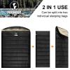 FORINBUY Double Sleeping Bag for Adults Cold Weather Heavy Duty Queen Size 2 Person Sleeping Bag, Waterproof & Warm for Car Camping, Hunting and Tent Camp with Compression Sack view 4