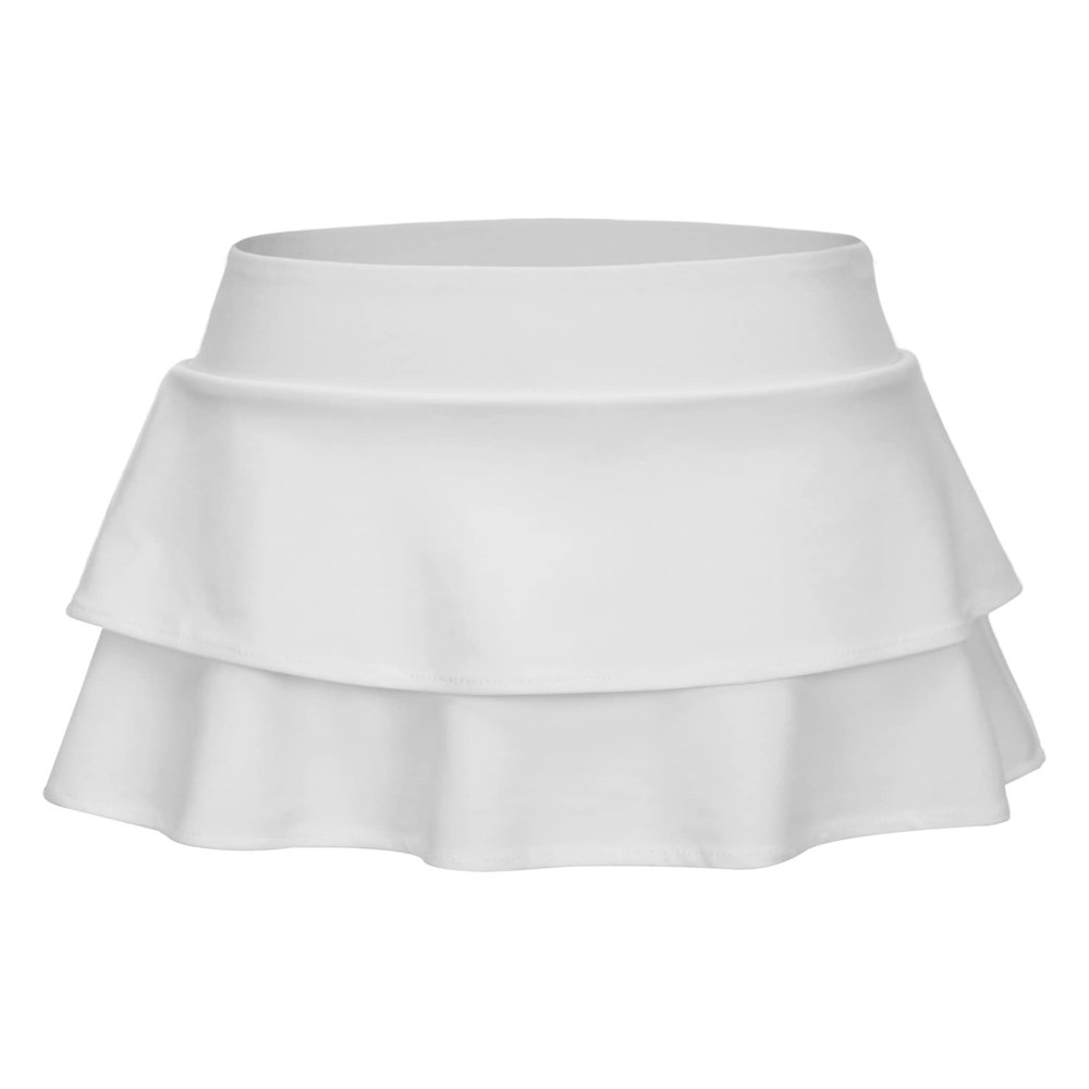 YEAHDOR Big Girls Active Sport Skort Golf Tennis Athletic Layered Skirts White 16 Years
