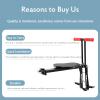 Child Bike Seat, Front Mount Kid Bicycle Seat, Adjustable Child Safety Carrier Front Mount Baby Seat with Armrest and Foot Pedals, Fits Mountain Bikes, Folding Bikes, for Children 2-6 Years view 4
