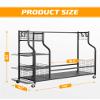 PLKOW Dumbbell Rack, Golf Storage Rack with Wheels view 4