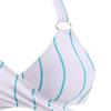 DRESSFO Women's Vacation Bikini Set  Sunflower Knot Ring Wrap Halter High Waist Tummy Control Swimwear (Multi/1X) view 3