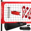 PowerNet Pro Volleyball Net, 32 Ft Wide Regulation Size, Adjustable Height Portable Net for Backyard, Beach & Park, Volleyball Training Equipment, Includes Carry Bag view 1