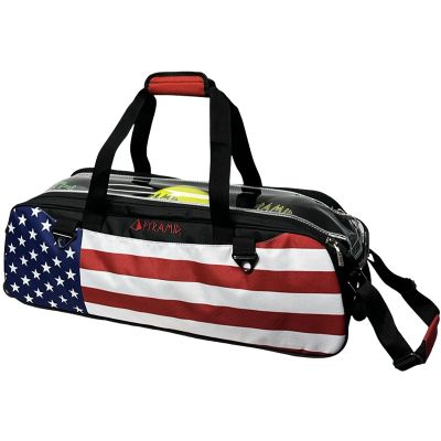 Path Triple Tote Roller Dye-Sublimated American Flag (No Shoe Pocket)