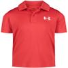 Under Armour Baby Boys' Matchplay Short Sleeve Golf Polo, Lightweight Performance Stretch, Logo Detailing, Red Solid, 18M view 1