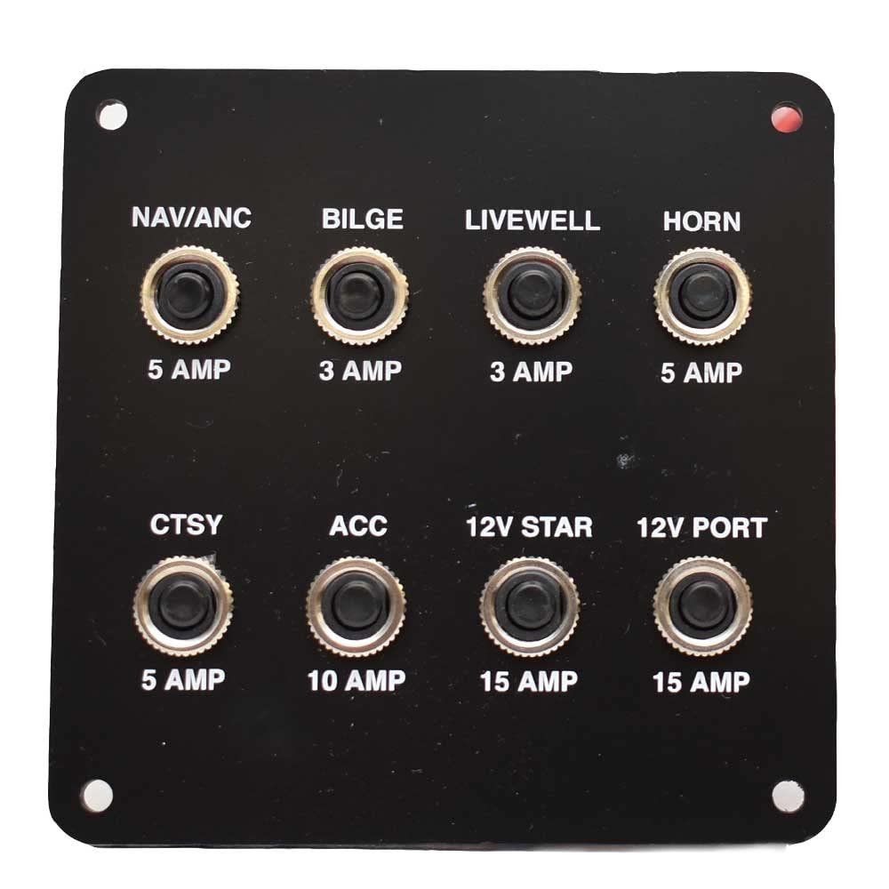Crestliner Boat Breaker Switch Panel 2336996 | 1950 Super Hawk 4 Inch