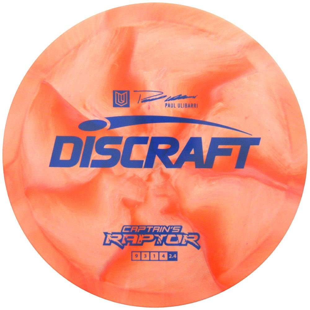 Discraft Limited Edition 2022 Paul Ulibarri Captain's Special Blend ESP Raptor Distance Driver Golf Disc - Colors Will Vary