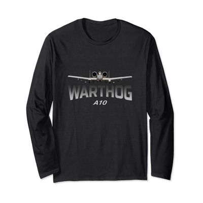 A-10 'Warthog' Thunderbolt II Jet Fighters Long Sleeve T-Shirt