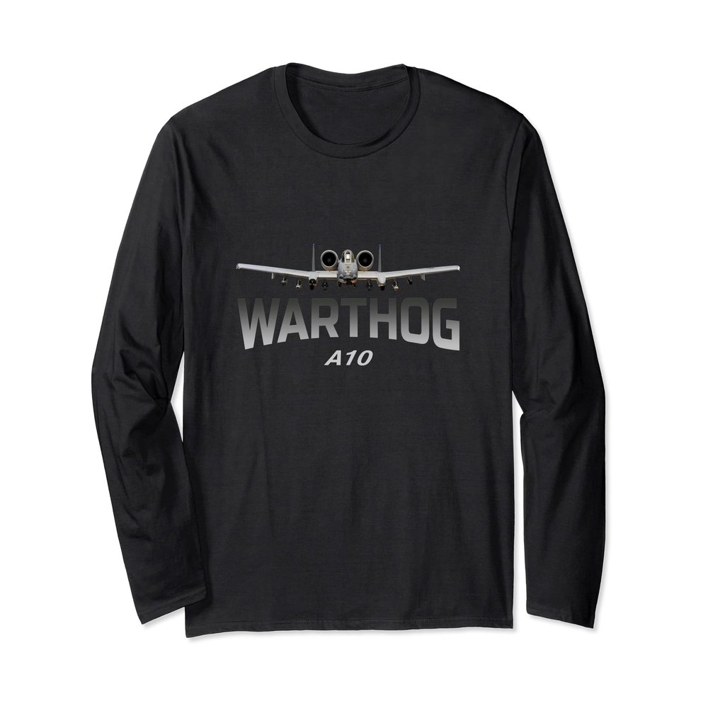 A-10 'Warthog' Thunderbolt II Jet Fighters Long Sleeve T-Shirt