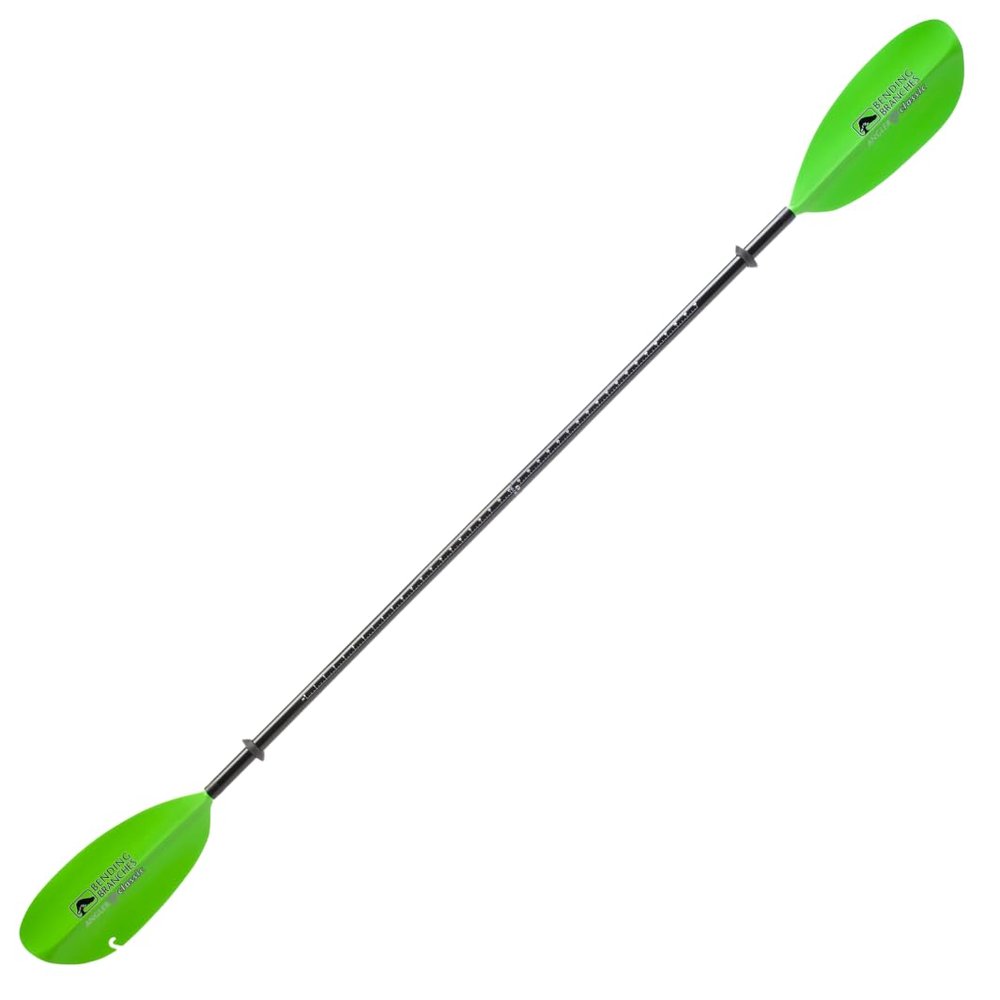 BENDING BRANCHES Angler Classic Snap-Button Kayak Fishing Paddle Lightweight Fiberglass Shaft, Durable Fiberglass-Reinforced Nylon Blades, 2-Piece Design (270 cm)