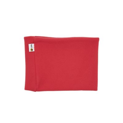 Lupa Kids Handmade Double-Layer Fleece Neck Warmer - Kids Neck Warmer for Boys & Girls - Fleece Neck Gaiter for Winter (Coral, Large (7-12))