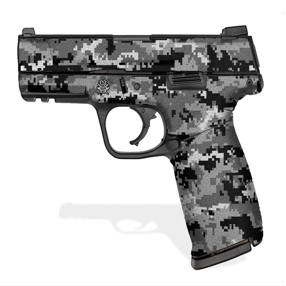 Decal Grip for Smith & Wesson SD9/40 & SD9/40VE (Digital Camo - Black & White)