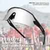 FEISEDY Sports Sunglasses for Men and Women, UV400 Protection Outdoor Cycling Driving Fishing Glasses B2987 view 4