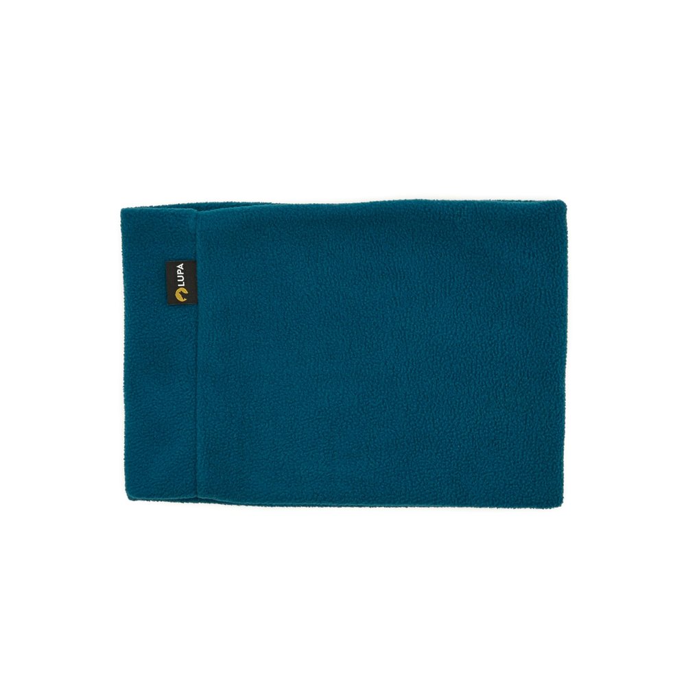 Lupa Kids Handmade Double-Layer Fleece Neck Warmer - Kids Neck Warmer for Boys & Girls - Fleece Neck Gaiter for Winter (Teal, Large (7-12))