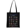 MNIGIU Musical Tote Bag Musical Lover Gift Musical Merchandise Musical Lover Gift (Black) view 1