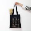 MNIGIU Musical Tote Bag Musical Lover Gift Musical Merchandise Musical Lover Gift (Black) view 3