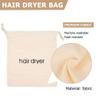 minkissy 4pcs Drawstring Cloth Storage Bags for Traveling Beige view 4