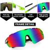FEISEDY Sports Sunglasses for Men and Women, UV400 Protection Outdoor Cycling Driving Fishing Glasses B2987 view 4