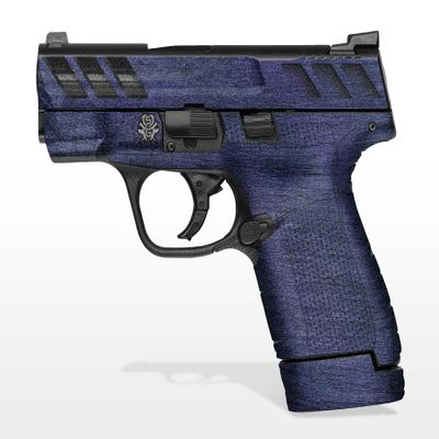 Decal Grip for Smith & Wesson M&P 9mm+.40 Shield (SGX - Purple-Blue)