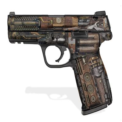 Decal Grip for Smith & Wesson SD9/40 & SD9/40VE (Steampunk)