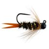 The Fly Fishing Place Black Tungsten Bead Prince Jig Tactical Czech Nymph Euro Nymphing Fly - 6 Flies Size 12 view 2