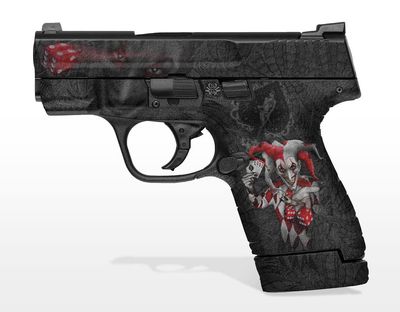 Decal Grip for Smith & Wesson M&P 9mm+.40 Shield (The Joker)