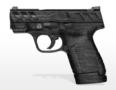 Decal Grip for Smith & Wesson M&P 9mm+.40 Shield (SGX - Black)
