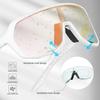 KAPVOE Photochromic Cycling Glasses for Men Women Mountain Bike Sunglasses Black Sports Goggles UV Protection view 4