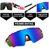 FEISEDY Sports Sunglasses for Men and Women, UV400 Protection Outdoor Cycling Driving Fishing Glasses B2987 view 3