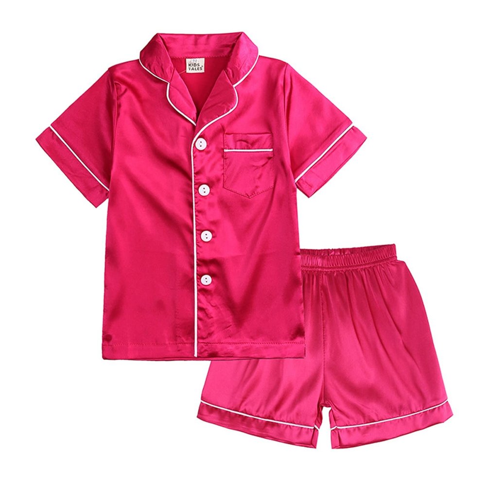 Toddler Baby Girls Boys Outfits Winter Clothes Solid Ruffle Cotton Long Sleeve Pullover (Hot Pink-1, 2-3 Years)