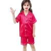 Toddler Baby Girls Boys Outfits Winter Clothes Solid Ruffle Cotton Long Sleeve Pullover (Hot Pink-1, 2-3 Years) view 2