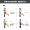 SANLIKE Tent Poles for Tarp, 8.2' Telescoping Poles Set of 4, Replacement for Canopy & Camping, Rooftop Tent Poles for Rain Fly, Awning - Gray view 4
