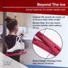 CRS Cross Ice Skate Guards, Soakers and Towel Gift Set. Essential Ice Skating Hard Guard and Soft Skate Blade Cover Accessories for Figure Skating or Hockey (Ruby, Medium) view 4