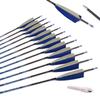 600-Spine Arrow 32-Inch Arrow Target Practice Arrow Hunting Arrow Carbon Arrows Compound Bow Recurve Bow Adult Youth Archery Indoor Outdoor Shooting Bullet Field Tip 12pc Style1 view 1