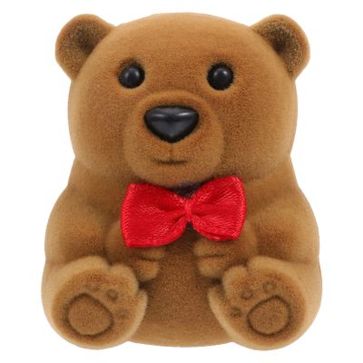 Homoyoyo Jewelry Necklace Organizer Little Bear Ring Box Cute Bear Pendant Earring Box Box Display Storage Case Box for Valentines Day,wedding ceremony, Wedding Favors