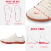 relxfeet Men's Minimalist Walking Shoes Barefoot Wide Toe Zero Drop Sole Cross-Trainer Lightweight Slip-on Trail Running Sneakers Non Slip for Gym Fitness Jogging Wrestling Hiking Lifting Beige 12.5 view 3