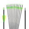 1000-Spine Arrow 28-Inch Arrow Target Practice Arrow Hunting Arrow Carbon Arrows Compound Bow Recurve Bow Adult Youth Archery Indoor Outdoor Shooting Bullet Field Tip 12pc Style2 view 1