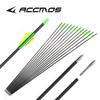 1000-Spine Arrow 29-Inch Arrow Target Practice Arrow Hunting Arrow Carbon Arrows Compound Bow Recurve Bow Adult Youth Archery Indoor Outdoor Shooting Bullet Field Tip 12pc Style2 view 2