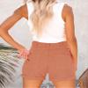 Hilltichu Womens Relaxed Fit Casual High Waist Pocketed Denim Shorts view 2